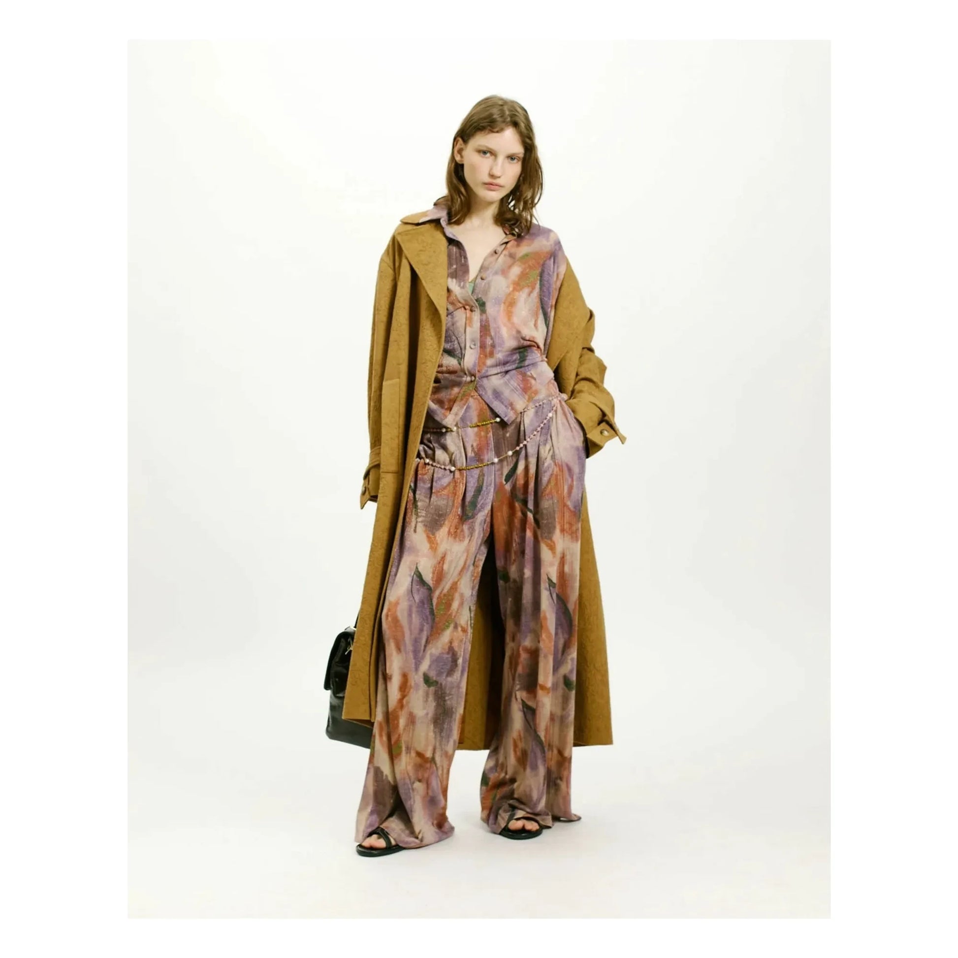 Momoni - Aspen Printed Pants | Purple