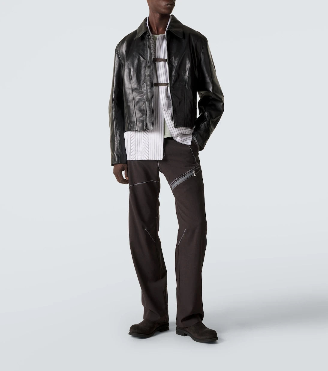 Kiko Kostadinov - Lur leather jacket
