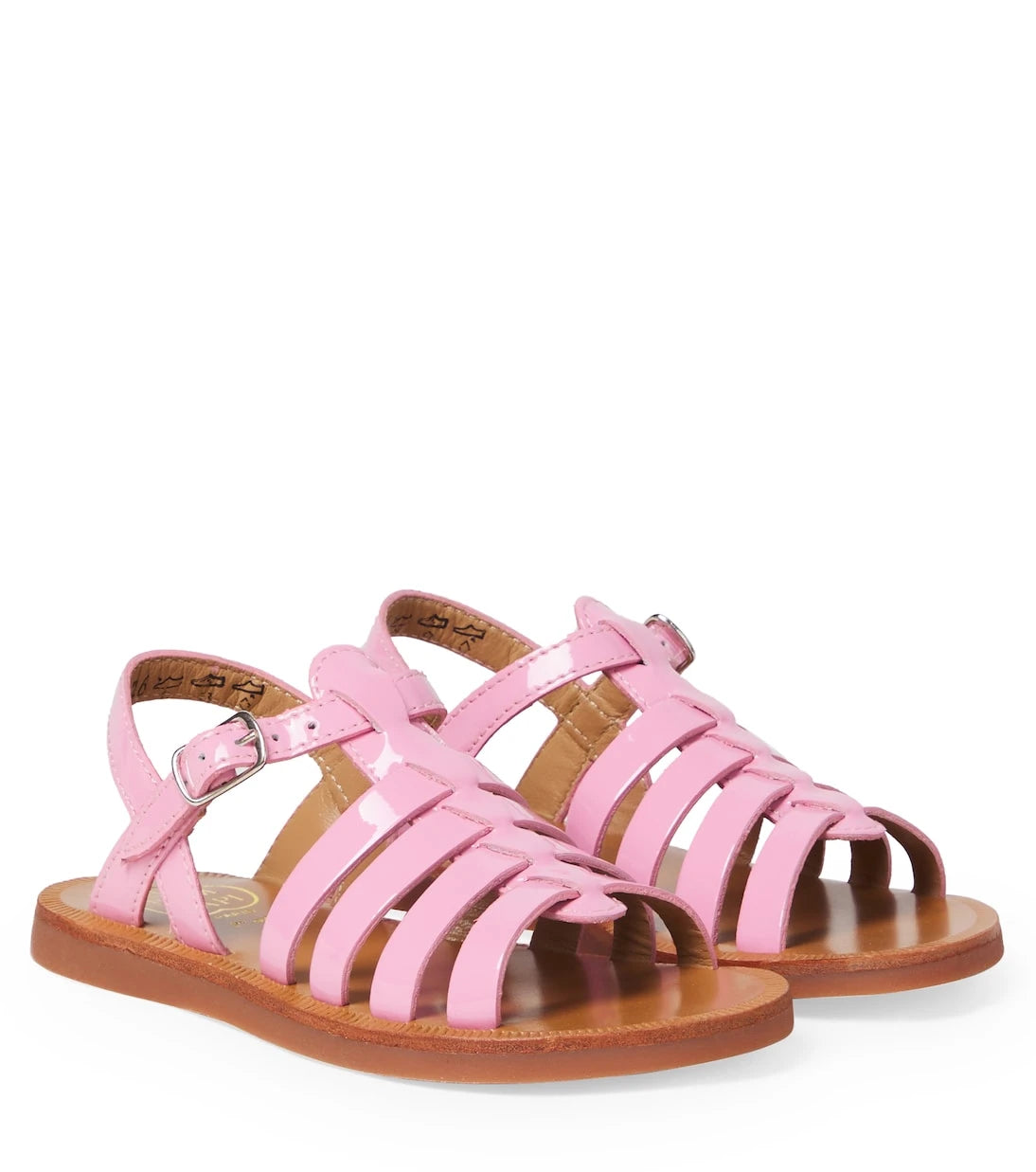 Pom d'Api - Plagette Strap patent leather sandals