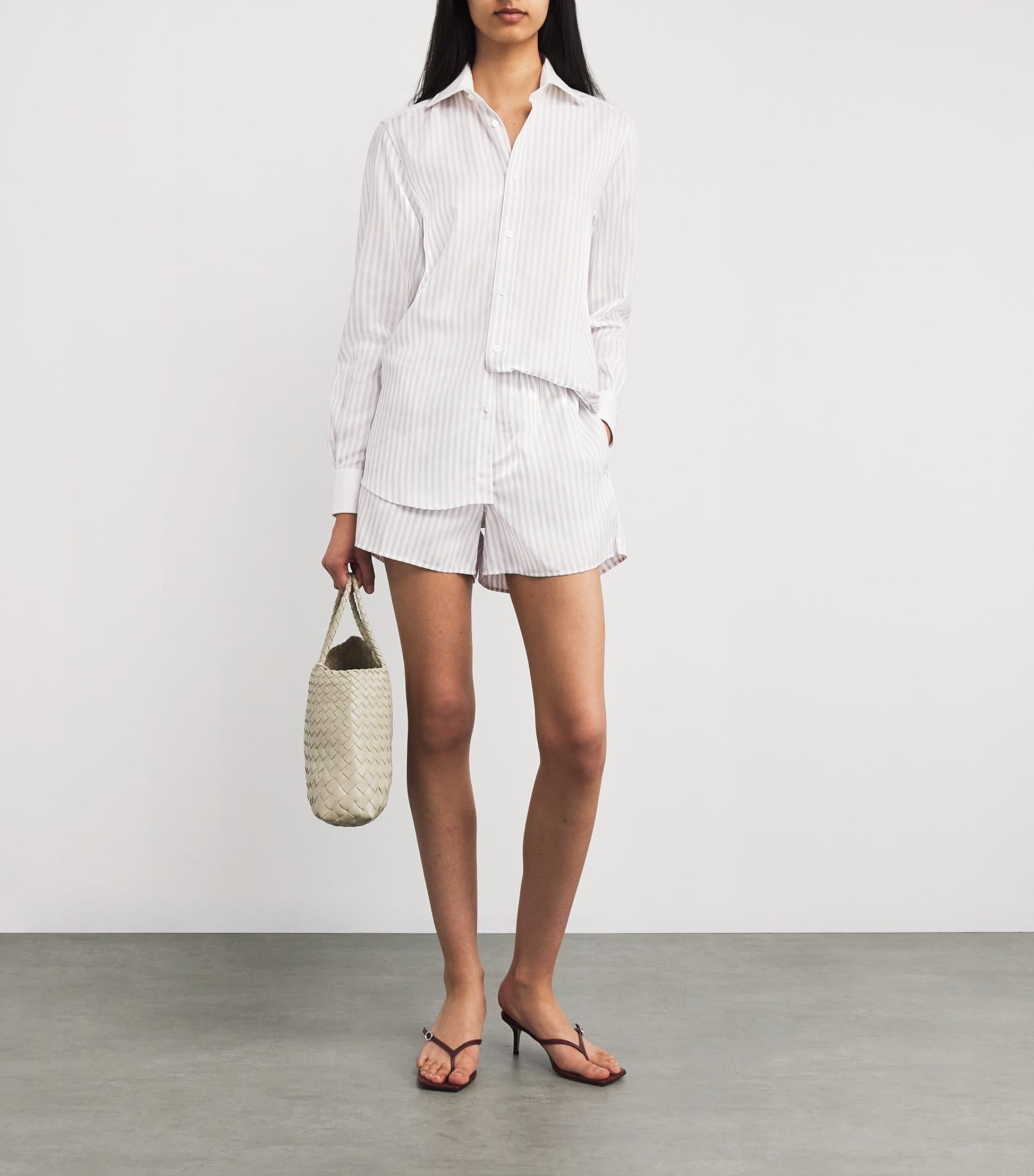 Silver Tencel The Boxer Shorts