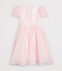 Pink Ruffle-Sleeve Dress (2-14 Years)