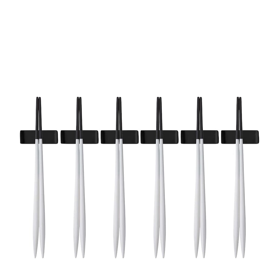 Set of 6 Stainless Steel Ares Chopsticks