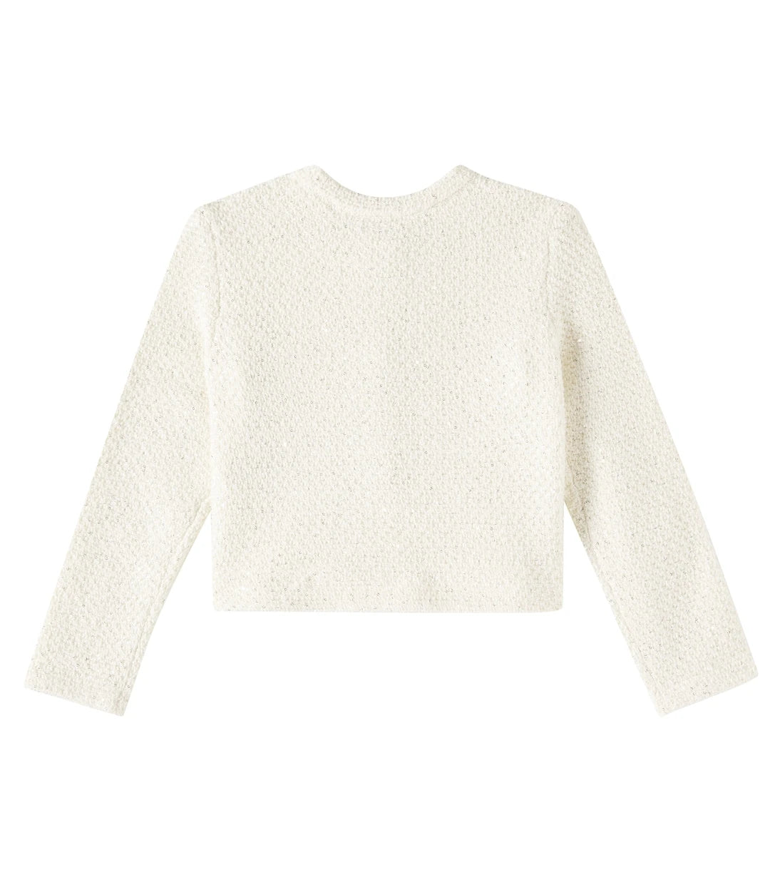 Self-Portrait Kids - Sequined cotton-blend cardigan