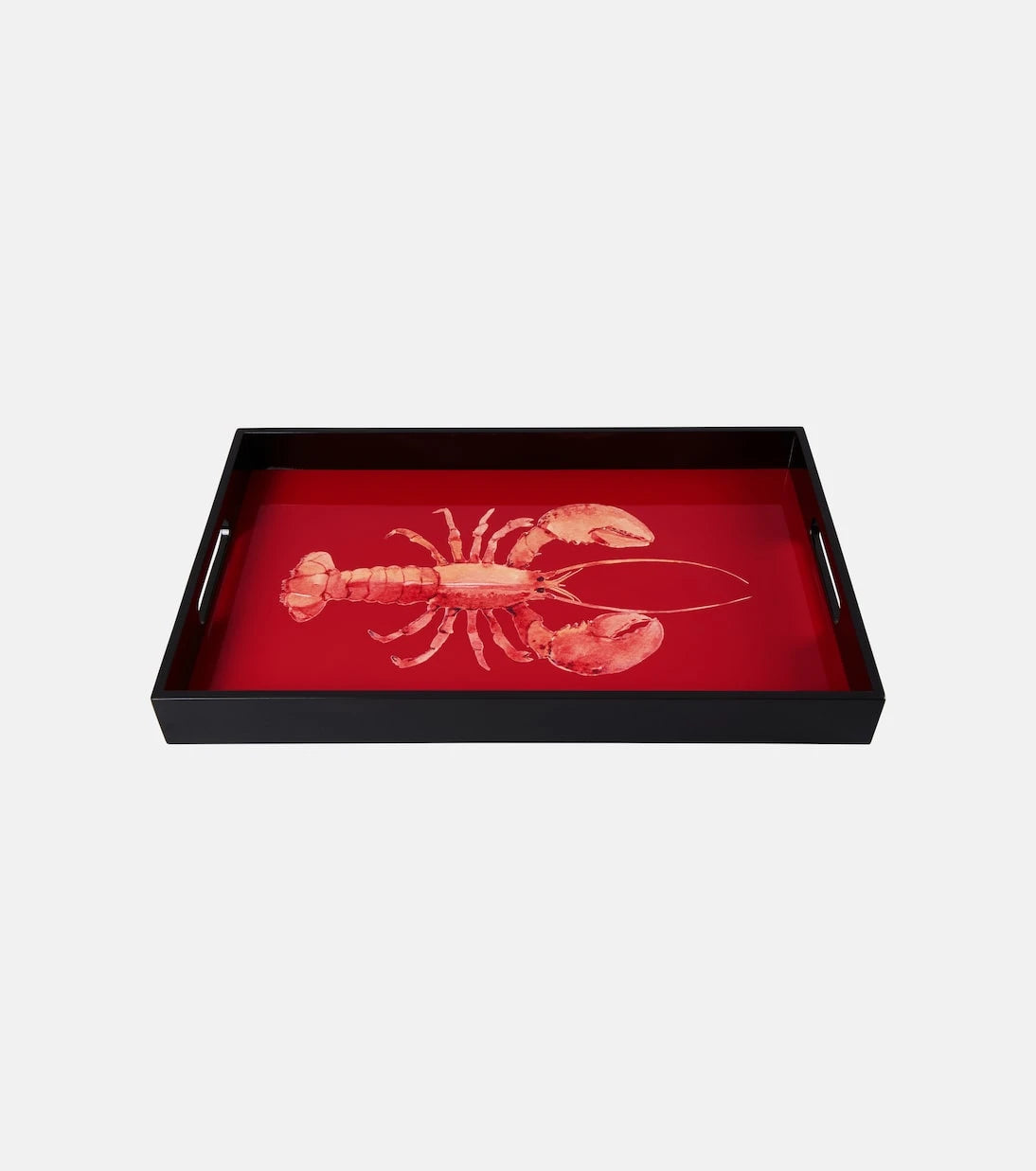 Les-Ottomans - Lobster lacquered wooden tray