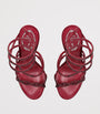 Red Embellished Cleo Sandals 105