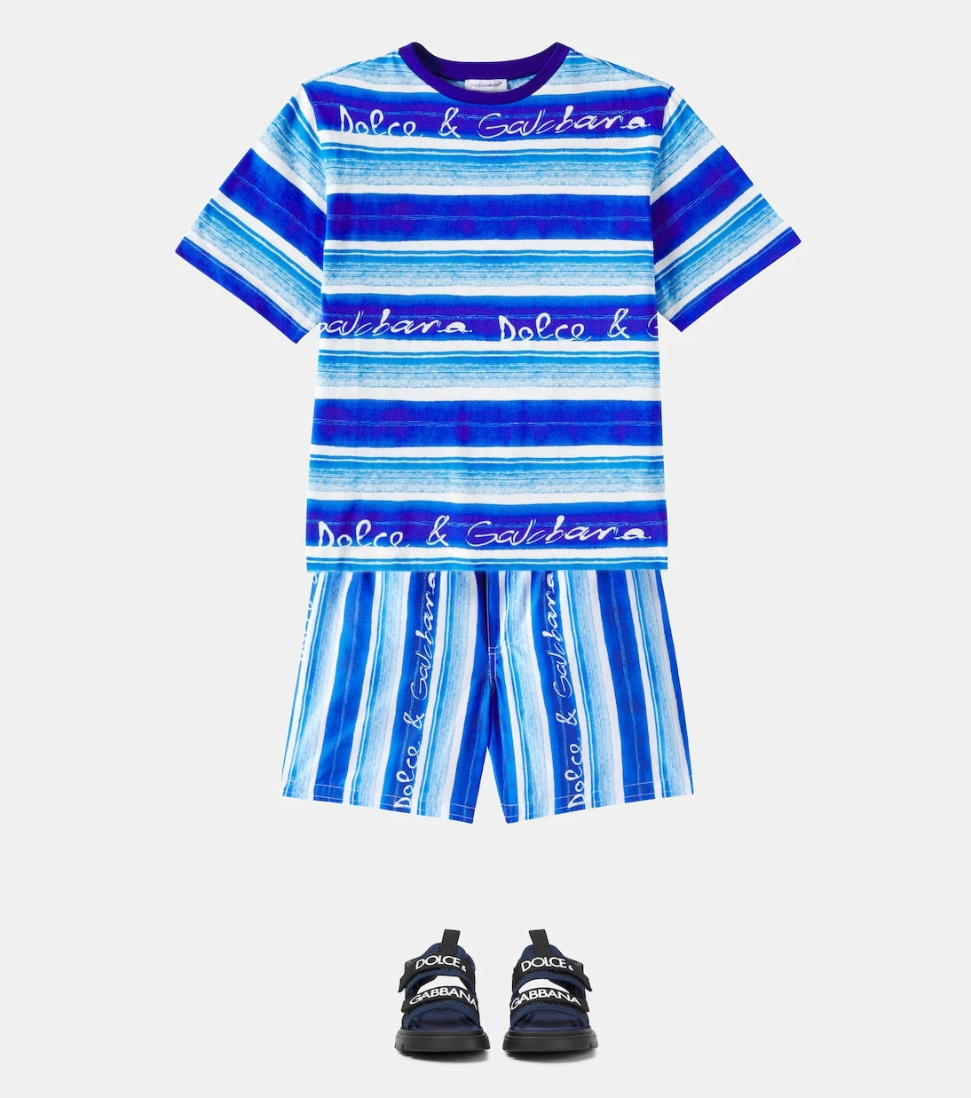 Dolce&Gabbana Kids - شورت سباحة مطبوع