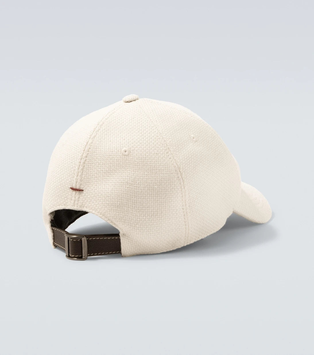 Brunello Cucinelli - Logo silk, linen, and wool baseball cap