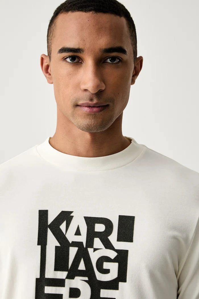 Karl Lagerfeld erkek pamuk elastan tişört