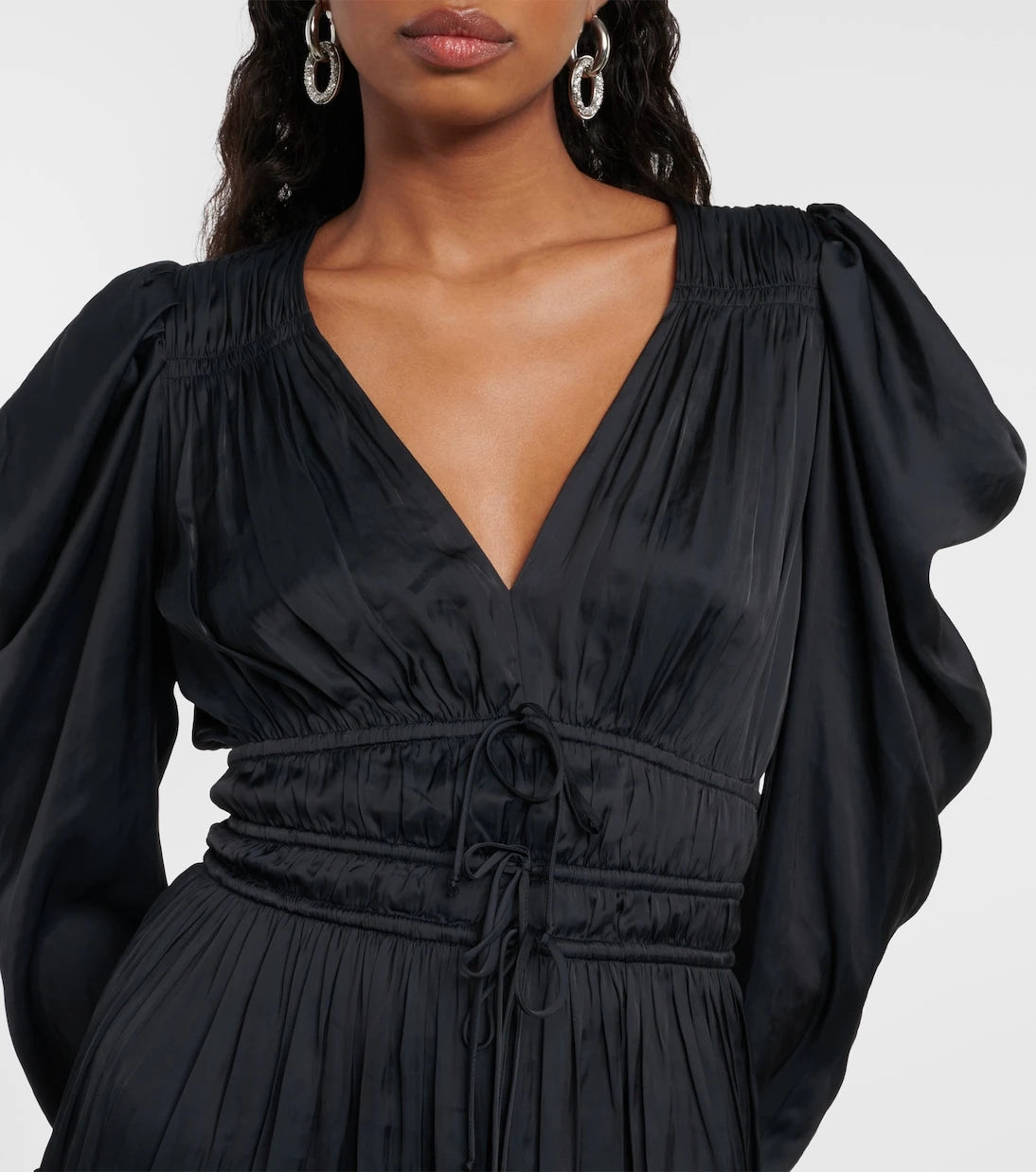 Ulla Johnson - Lu draped satin minidress