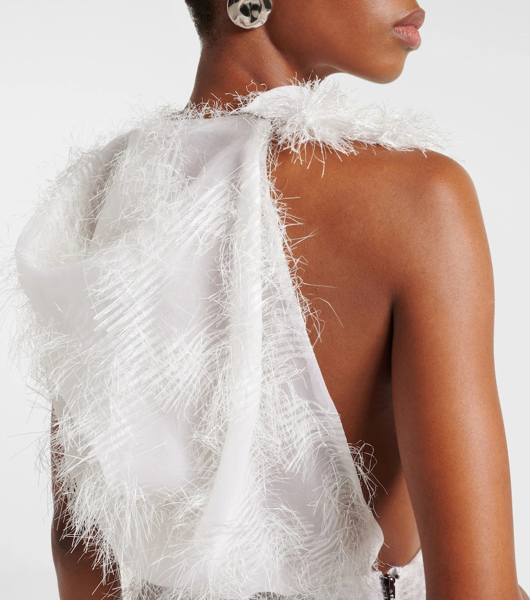 Maticevski - Alabaster silk-blend gown