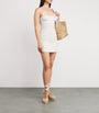 White Linen Alessandra Mini Dress