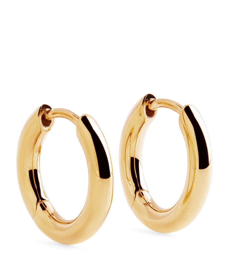 Tom Wood Small Gold-Plated Sterling Silver Hoop Earrings