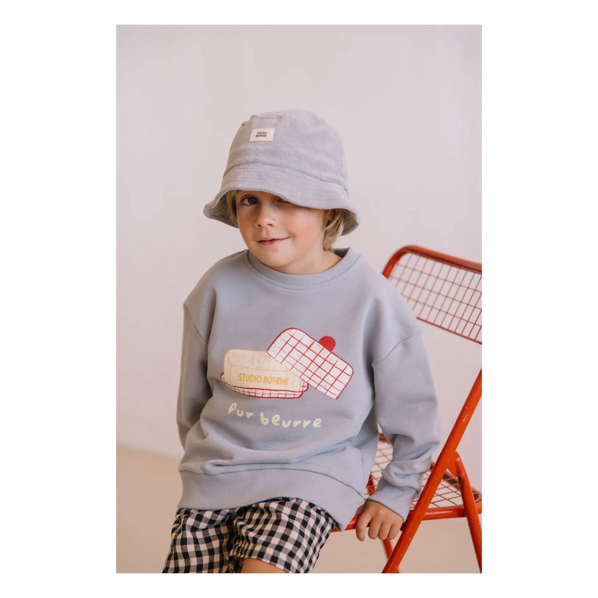 Studio Bohème - Bob Niko Organic Cotton Sponge | Grey blue