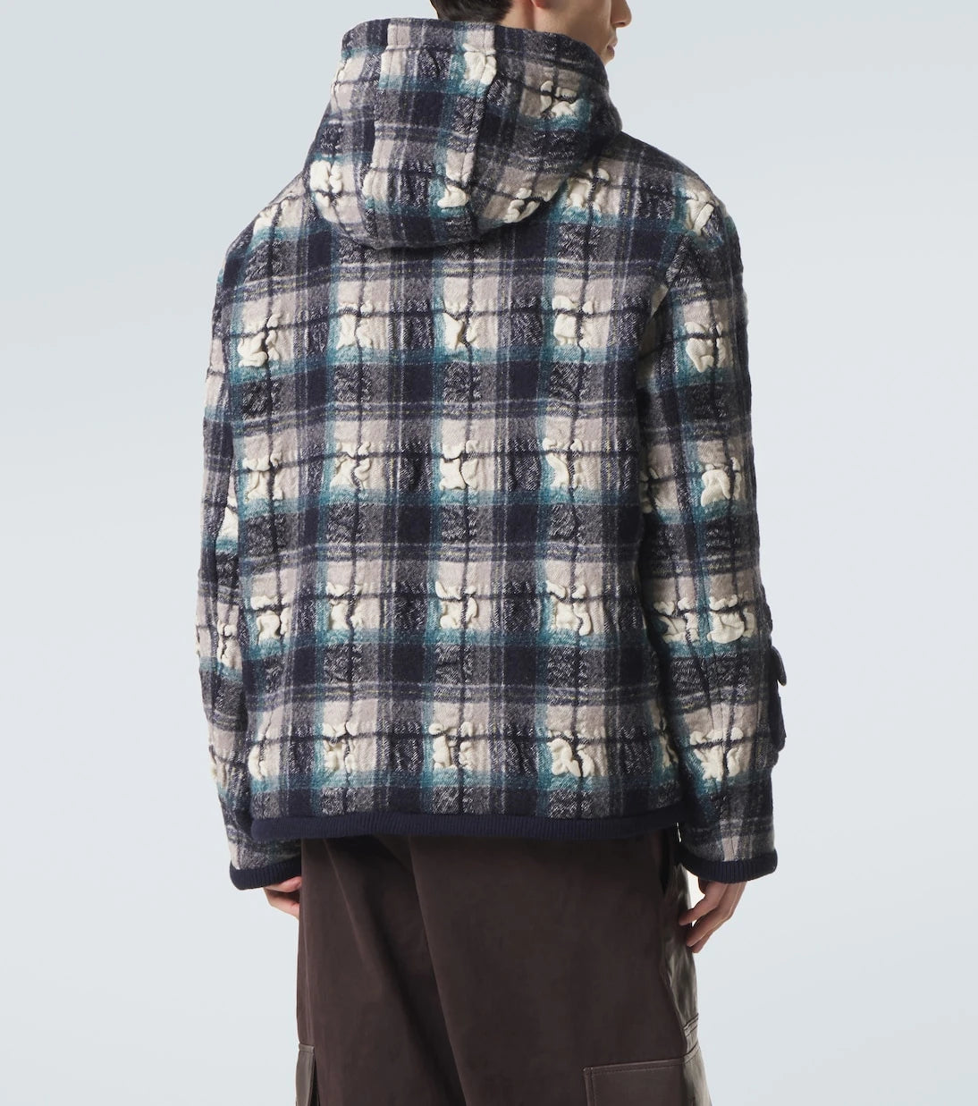 Loewe - Plaid wool and linen jacket
