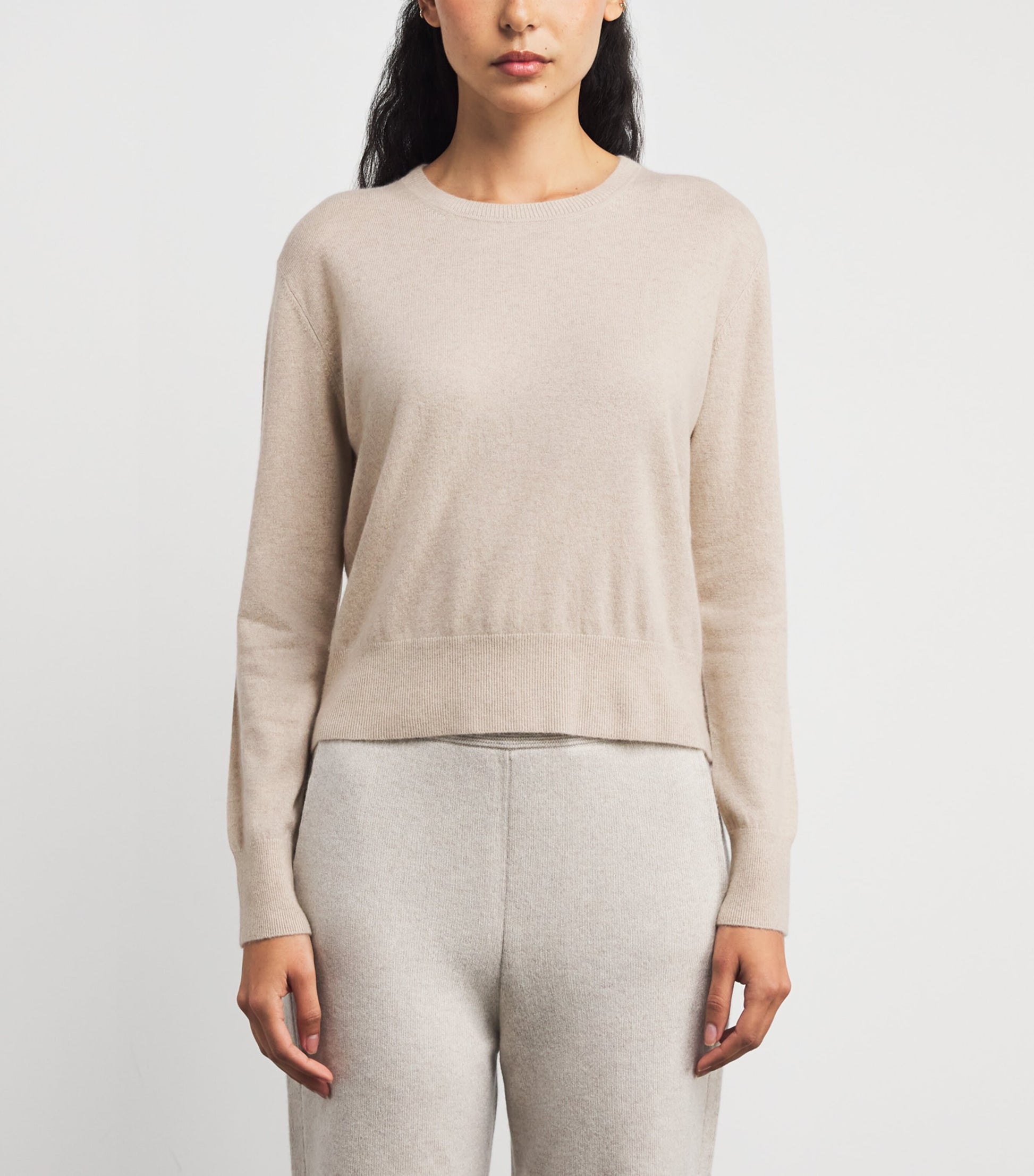arch 4 Beige Cashmere Crew-Neck Hebe Sweater