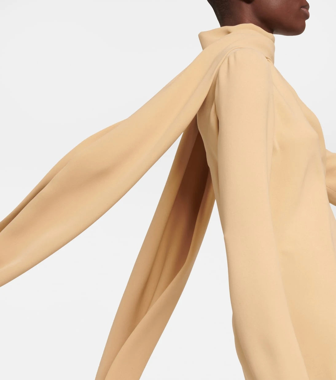 The Row - Pascal draped silk crêpe maxi dress