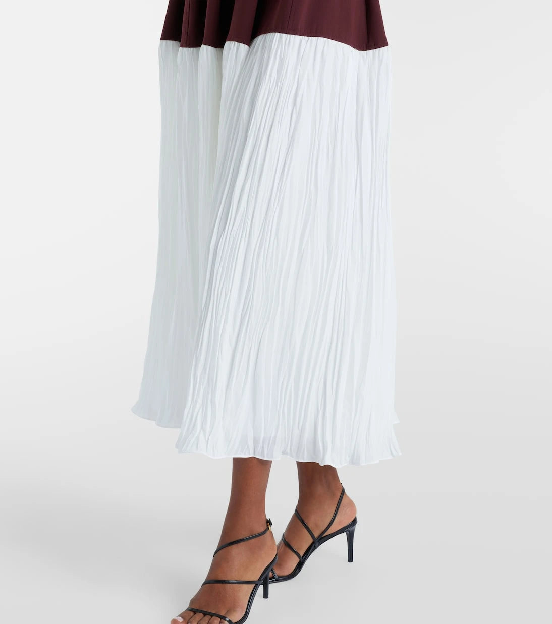 Simkhai - Raleigh crêpe and satin midi dress