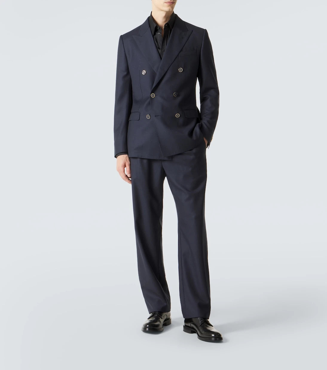 Dolce&Gabbana - Double-breasted virgin wool blazer