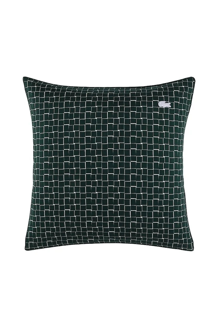 Lacoste L BLOCK Vert Pamuk Yastık Kılıfı 65 x 65 cm
