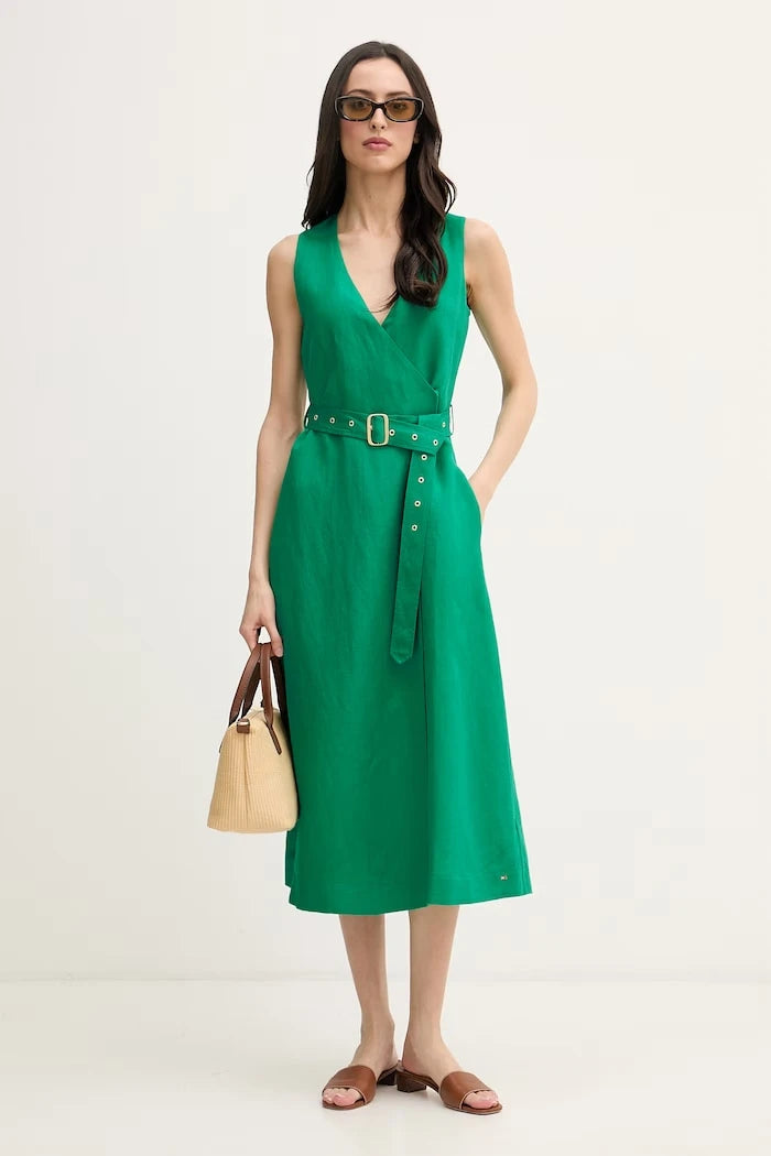 Tommy Hilfiger рокля с лен