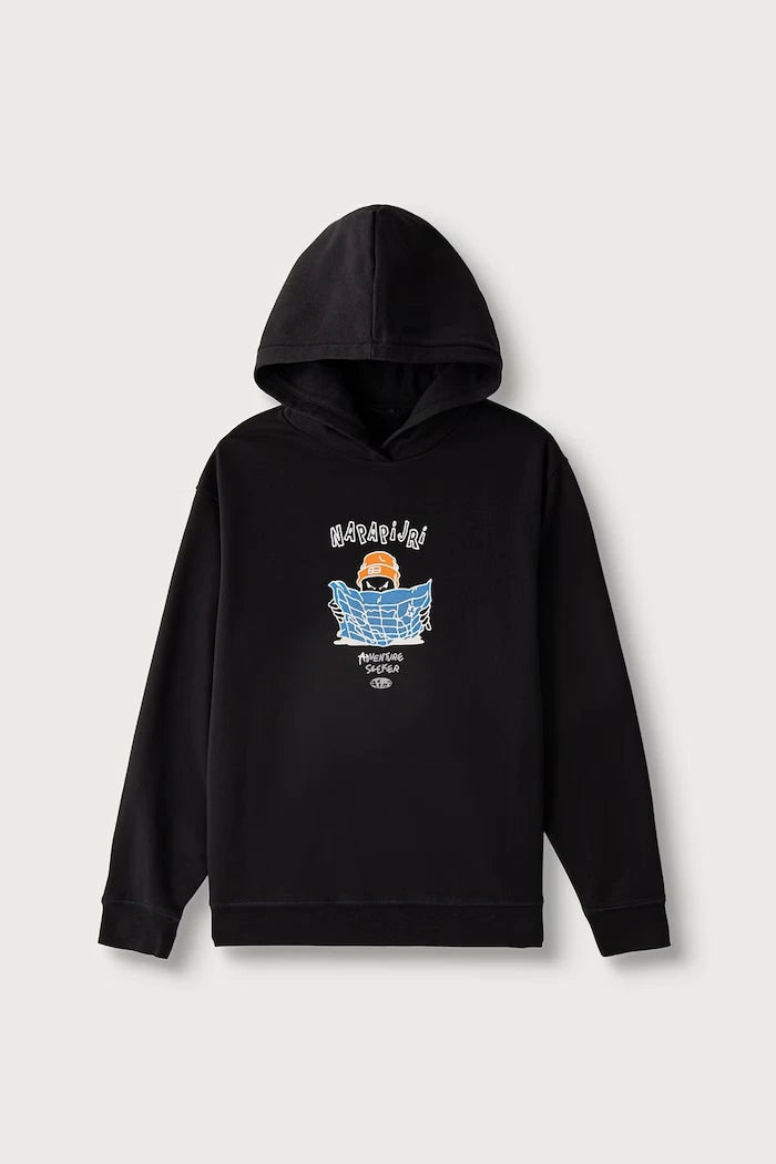 Pamuklu çocuk kapüşonlu sweatshirt B-FLEIN H