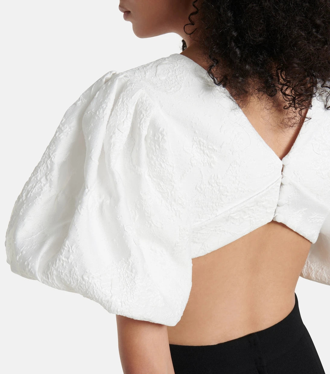 Rasario - Jacquard crop top