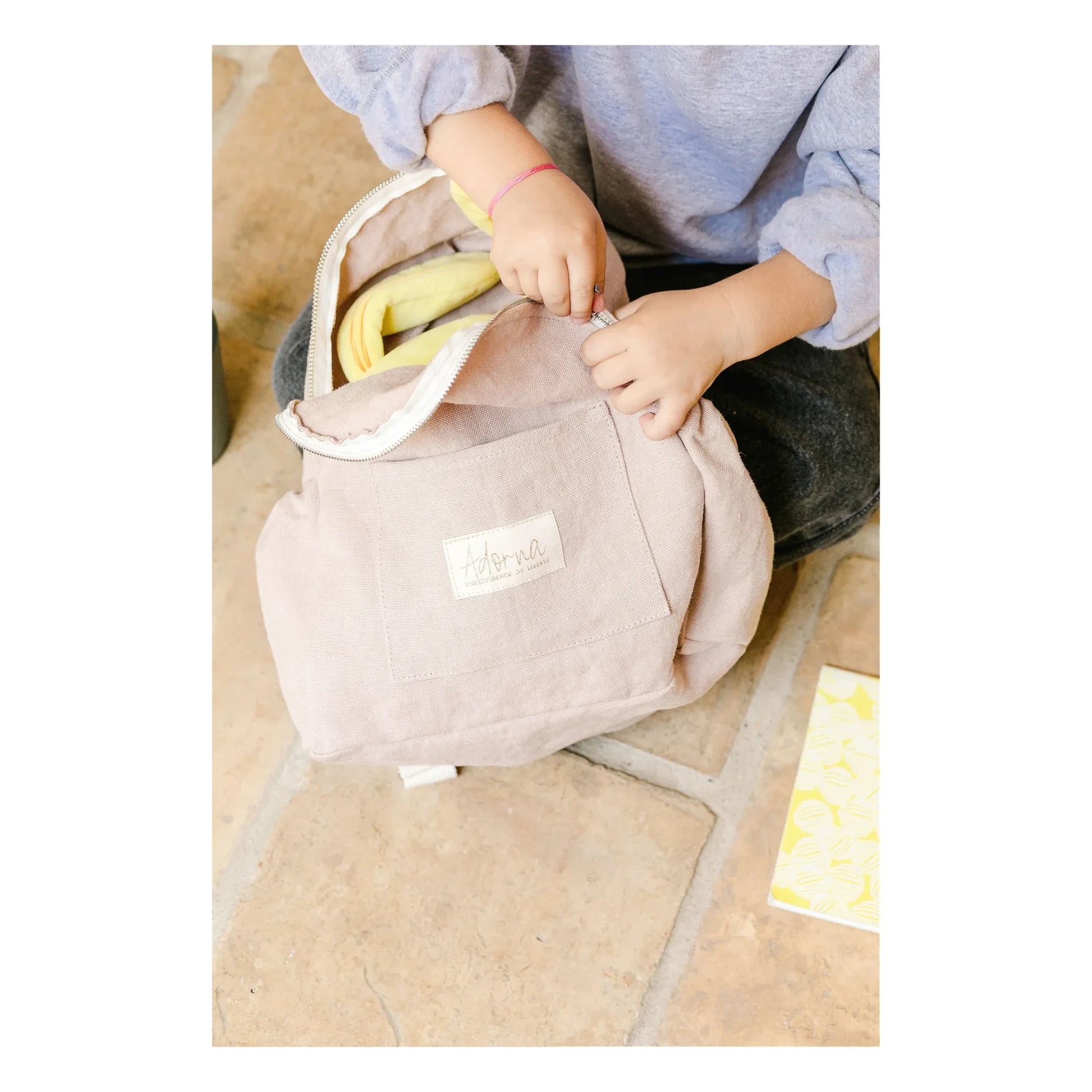 Adorna - Alexia Backpack | Powder pink