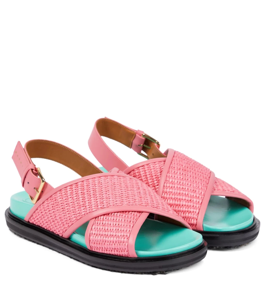 Marni - Fussbett raffia sandals