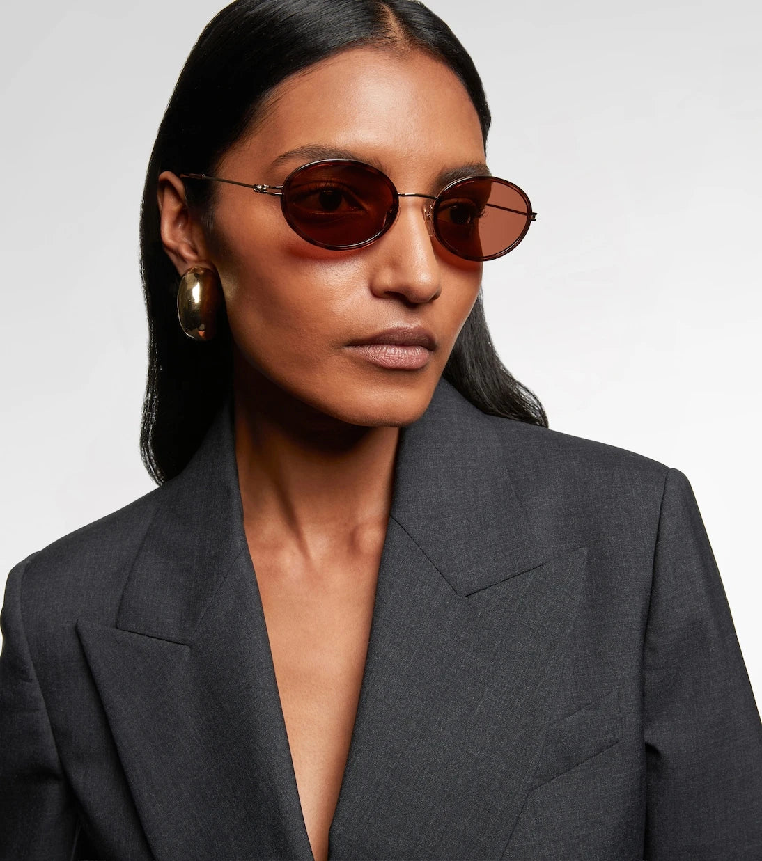 Gucci - نظارة شمسية GG Tiny بيضاوية