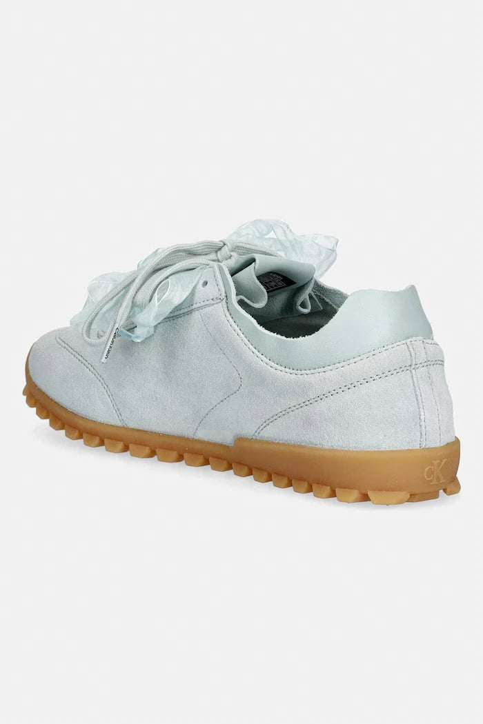 Calvin Klein LOW PROFILE RUN MG SUE DB LACES маратонки дамски от кожа
