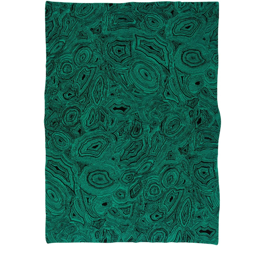 Cashmere Malachite Throw (180cm x 130cm)