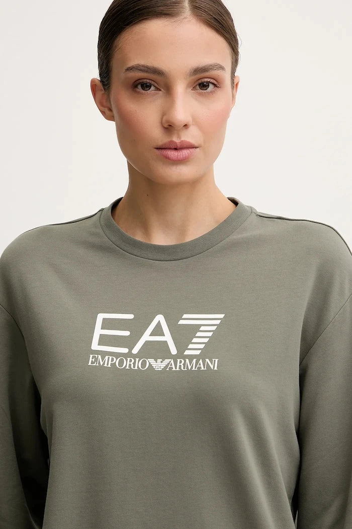 EA7 Emporio Armani pamuk ve elastan kadın eşofman takımı