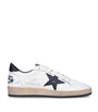 White Leather Ball Star Sneakers