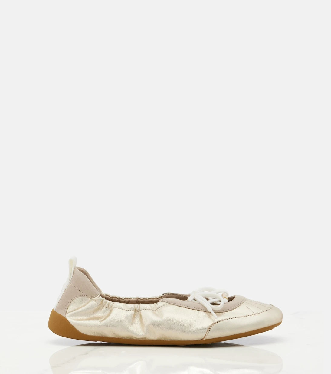 Chloé - Chloé Kick metallic leather flats