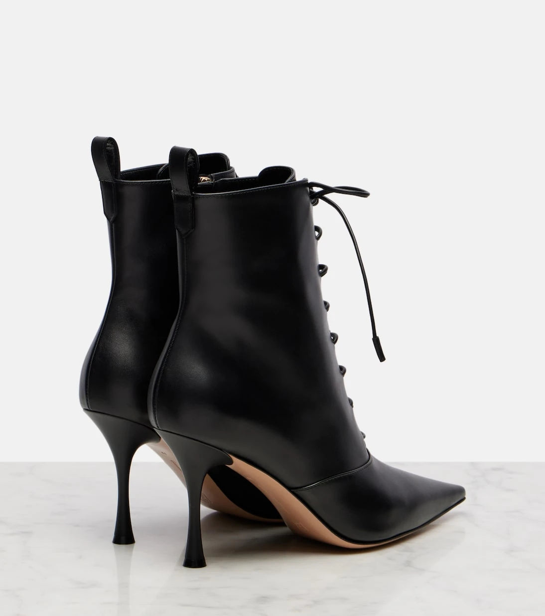 Gianvito Rossi - Leather lace-up boots