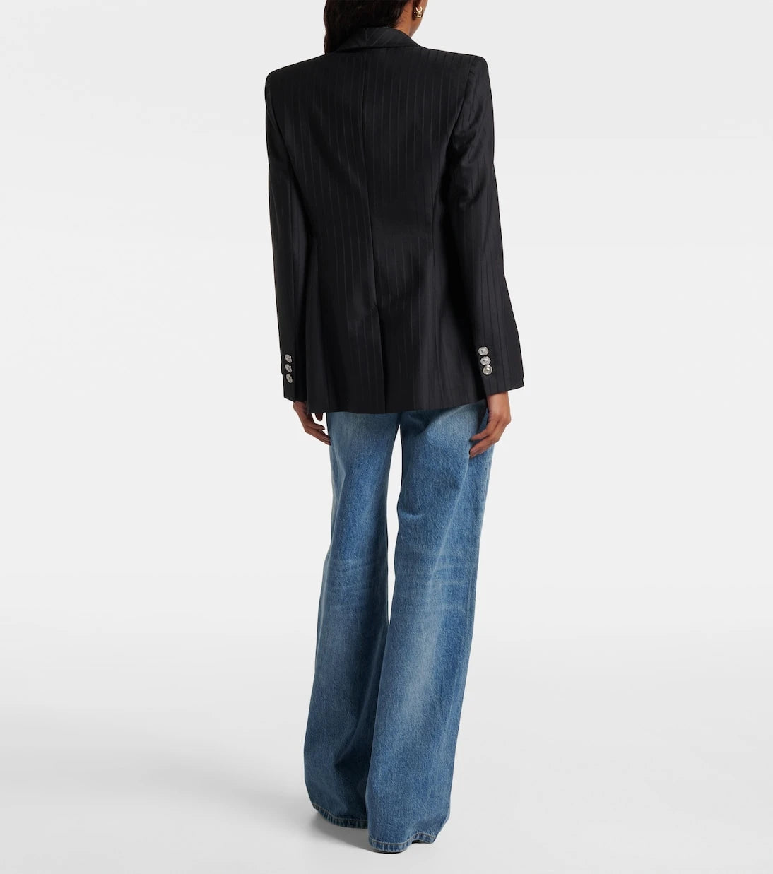 Versace - Mid-rise wide-leg jeans
