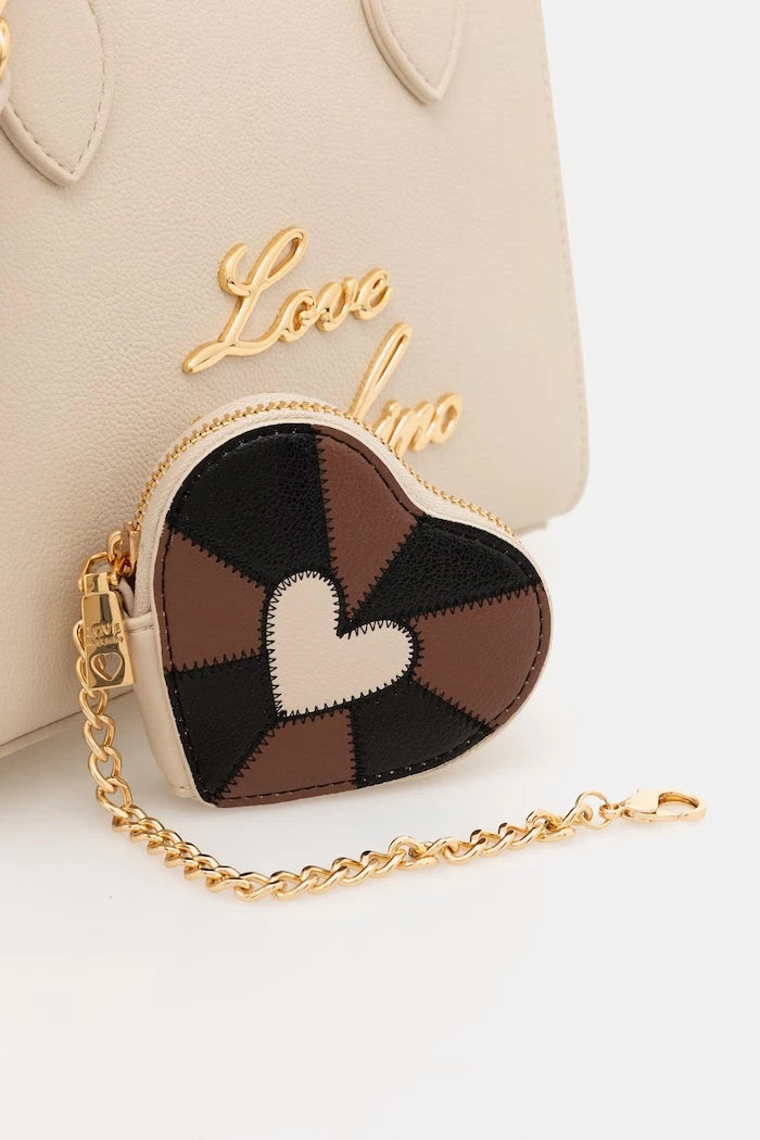 Love Moschino kadın deri crossbody çanta