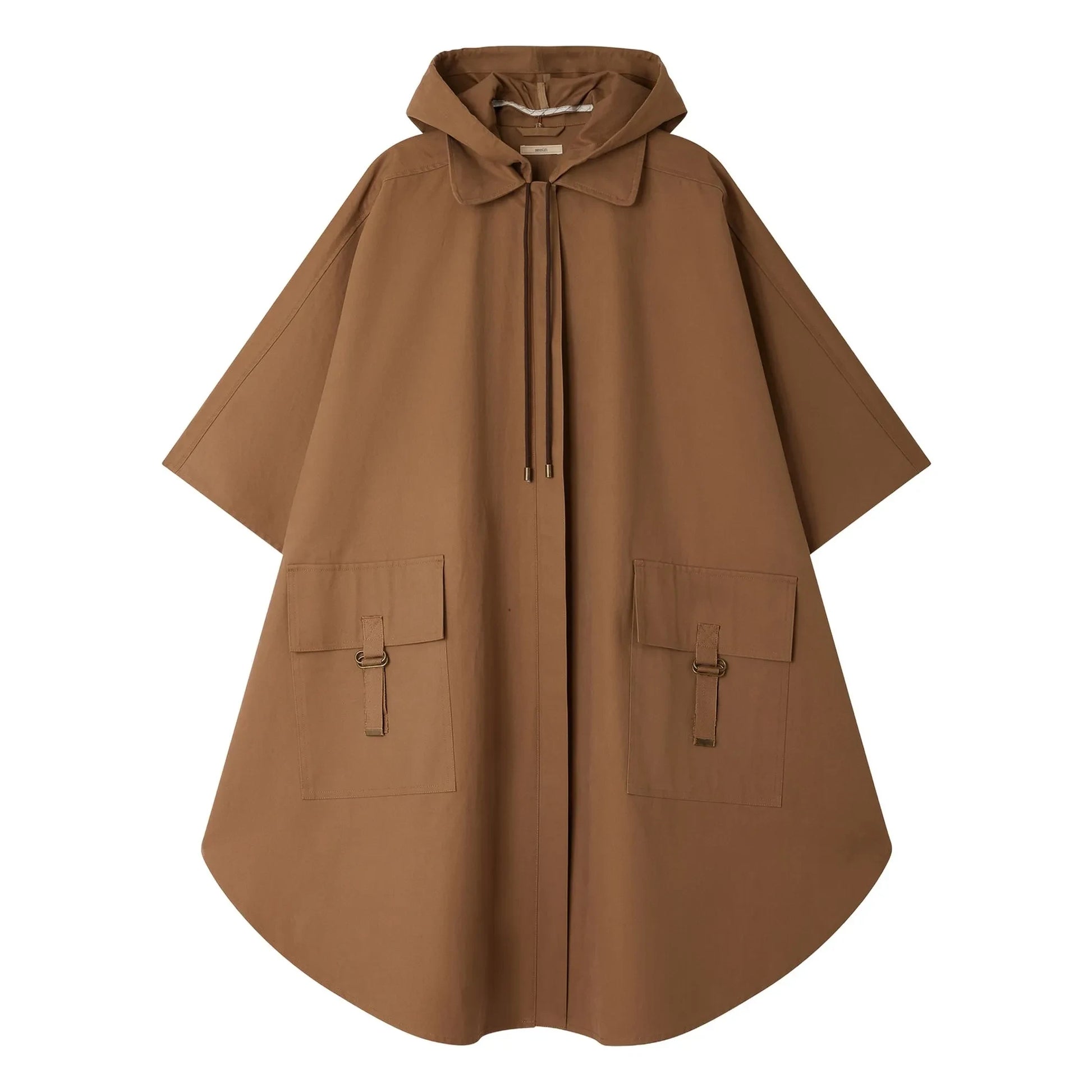 Sessùn - Castelwick Organic Cotton Cape | Camel