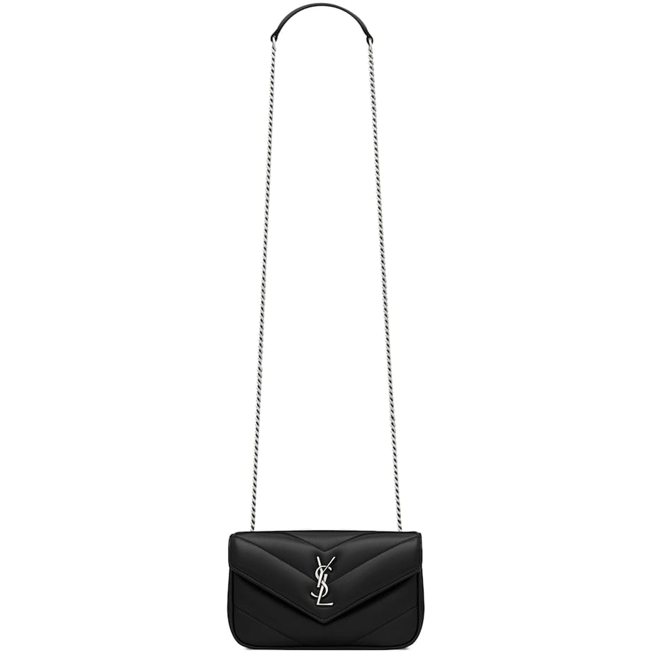 Mini Matelassé Lambskin Loulou Shoulder Bag