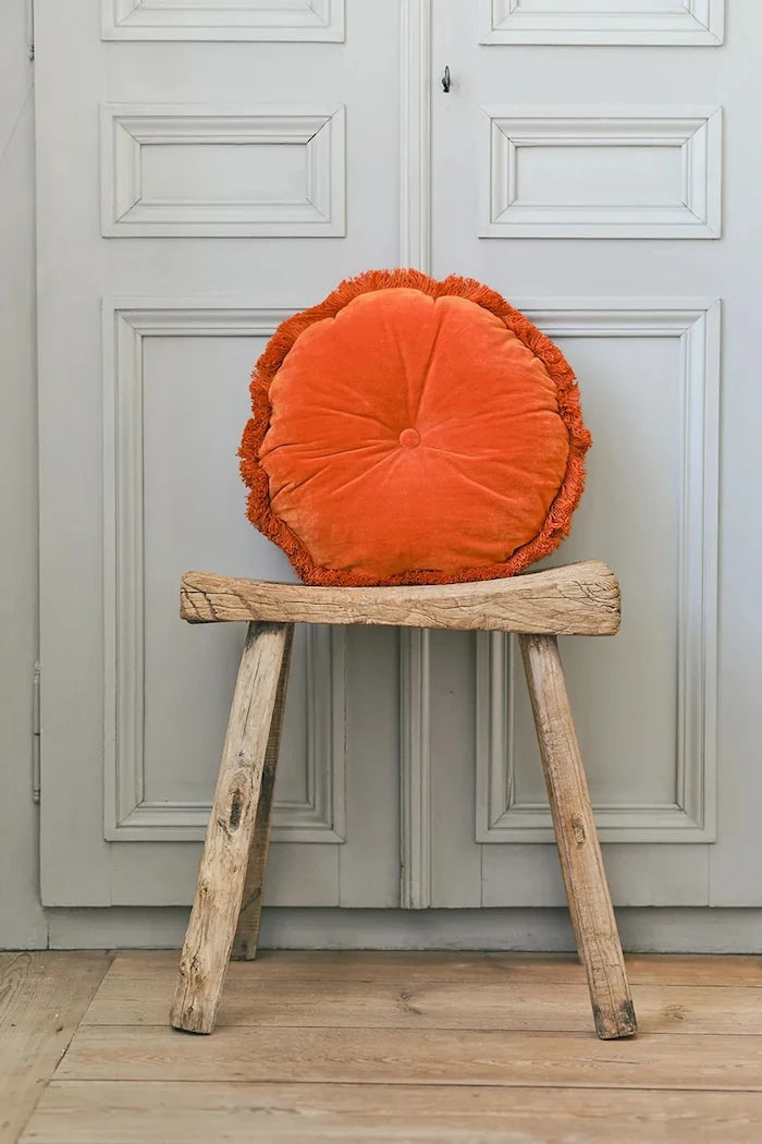 Olivier Desforges ROMULUS Capucine 45 cm Dekoratif Yastık için Pamuk Kılıf