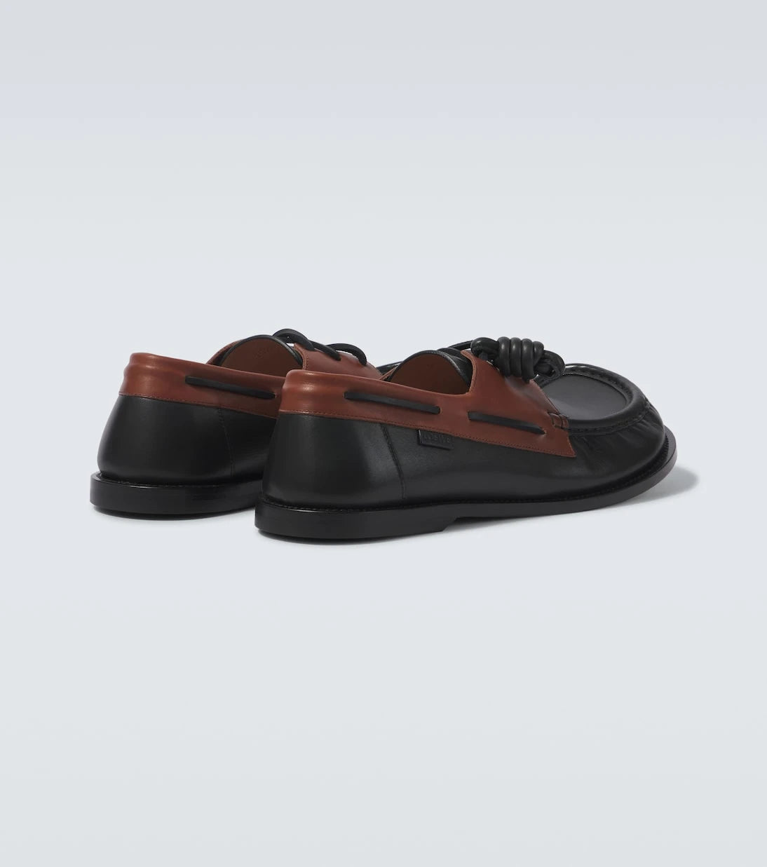 Loewe - Campo leather boat shoes