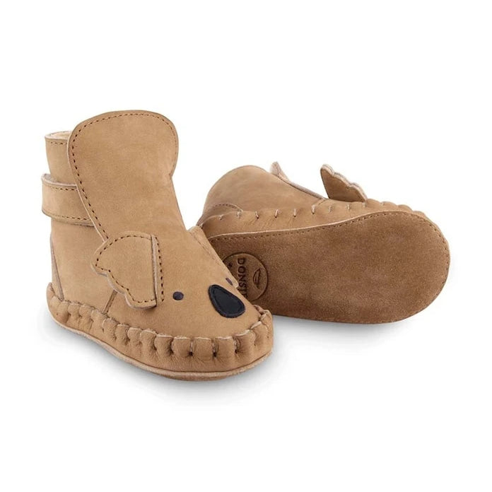 Бебешки кожени обувки Donsje Kapi Classic Booties Koala