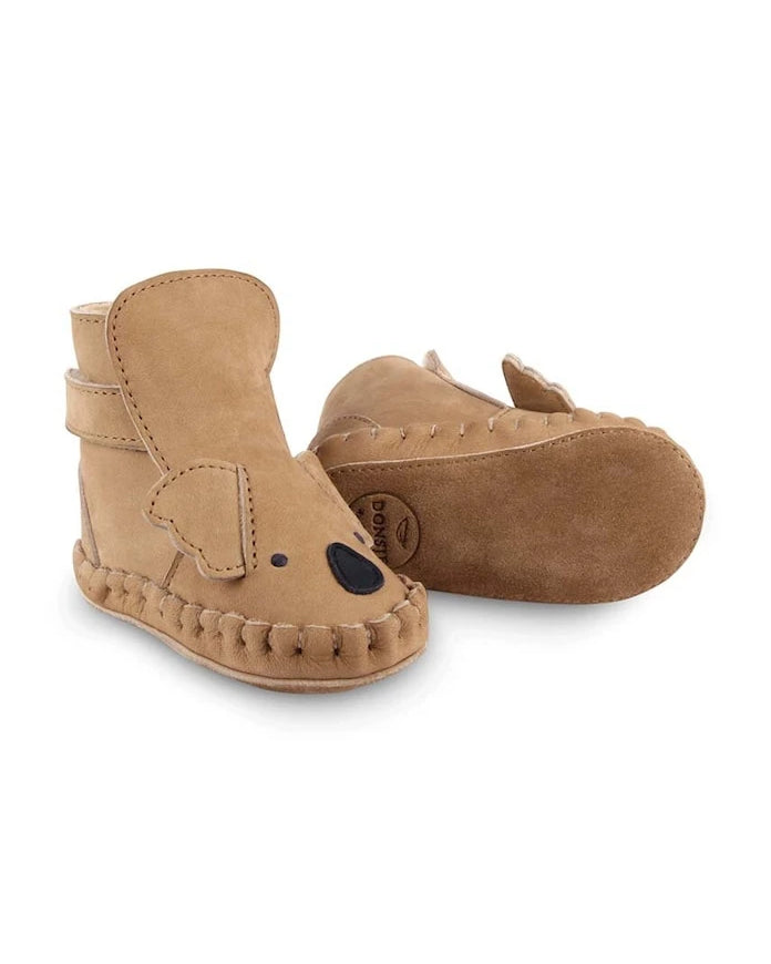 Бебешки кожени обувки Donsje Kapi Classic Booties Koala