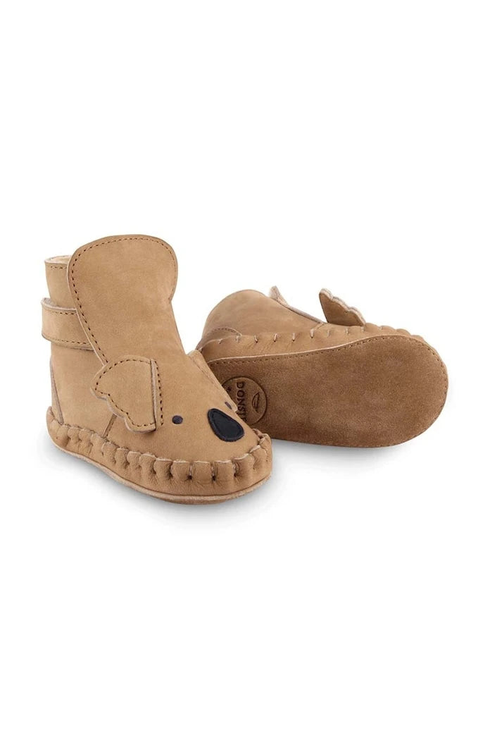 Бебешки кожени обувки Donsje Kapi Classic Booties Koala