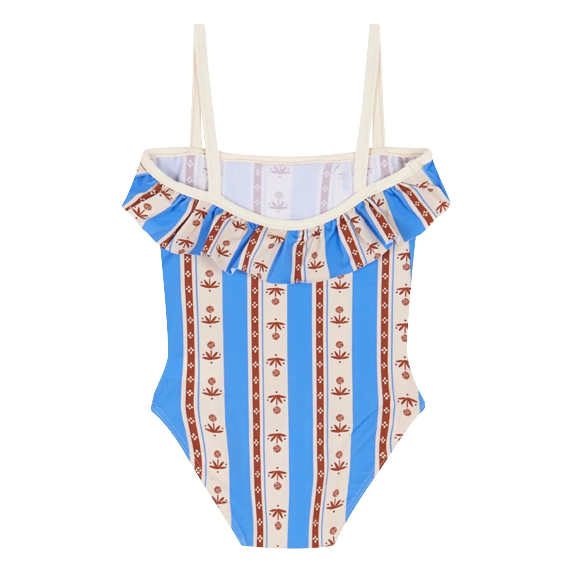birinit - Sena Stripe Baby Swimsuit | Azure blue