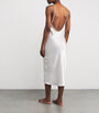 Gilda & Pearl Ivory Silk Girl Loves Pearl Long Slip Dress