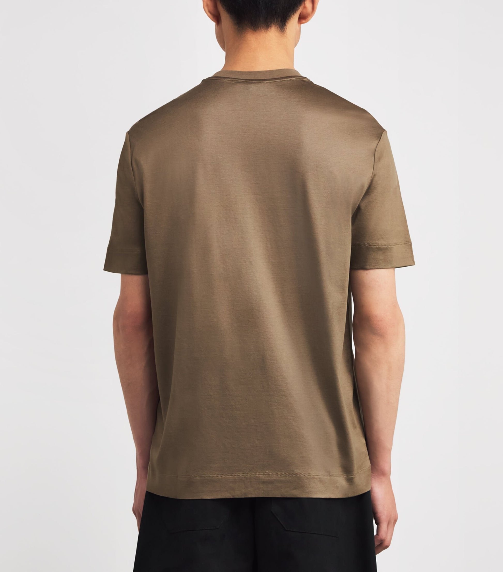 Lyocell-Cotton Logo T-Shirt