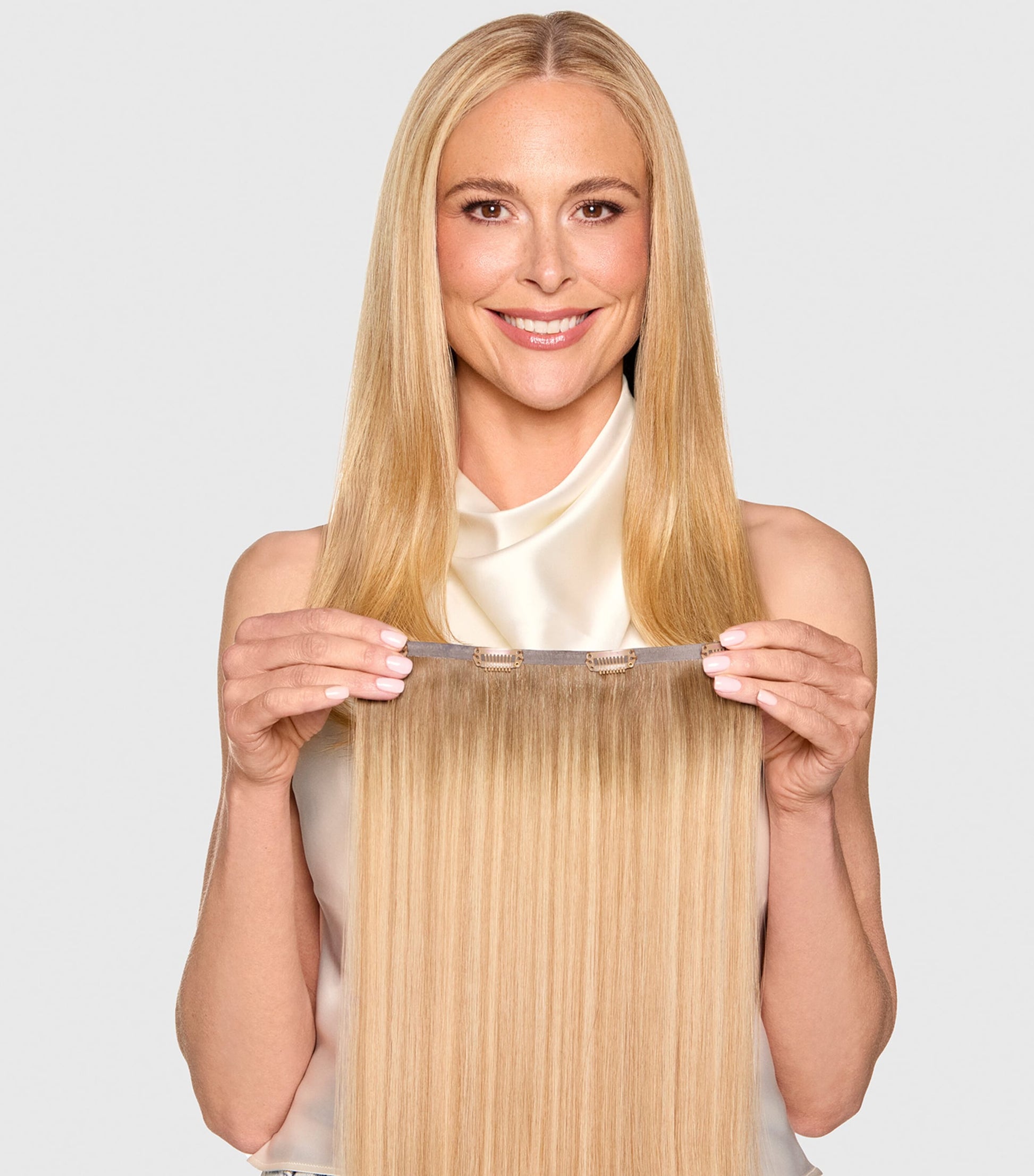 Beauty Works x Huda BARELY THERE Mix & Match Volumiser Clip-In Hair Extensions (20")
