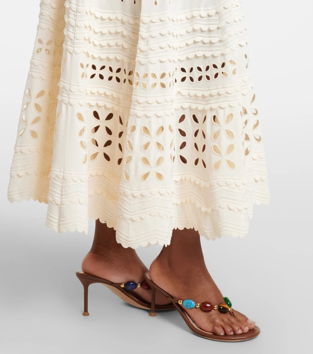 Ulla Johnson - Annisa broderie anglaise midi skirt