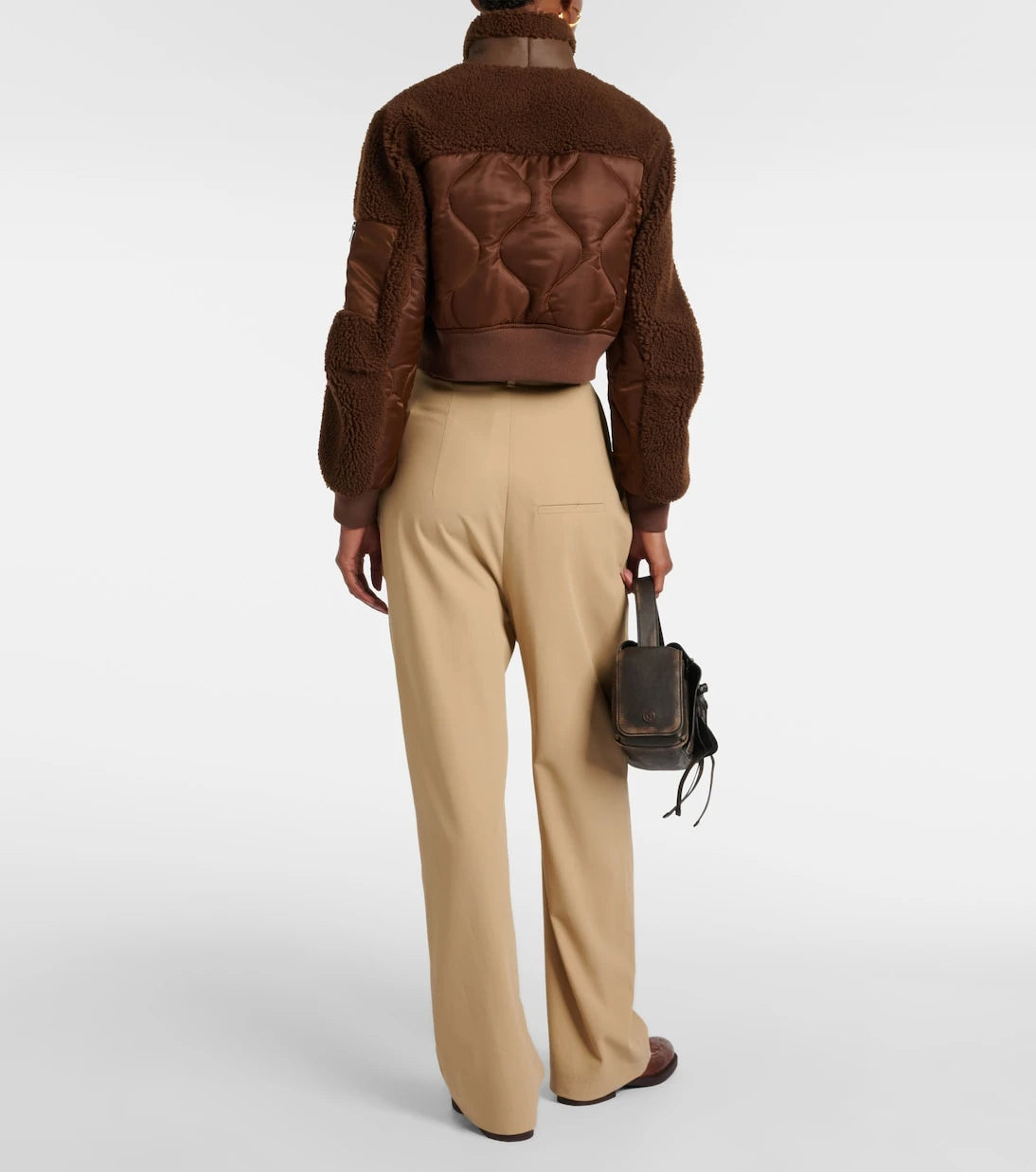 Blancha - Quilted shearling bomber jacket